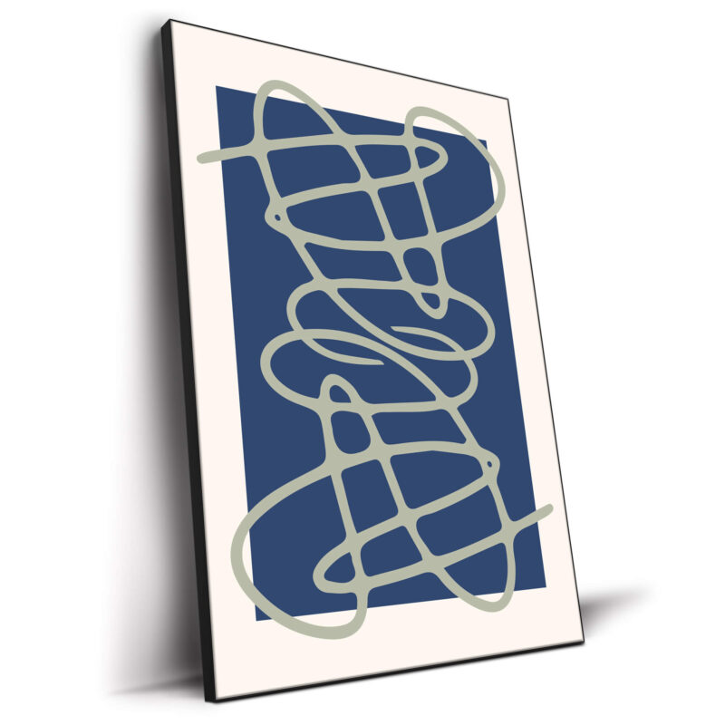 Scribbles II Blue Wall Decor by RS Lab Studio