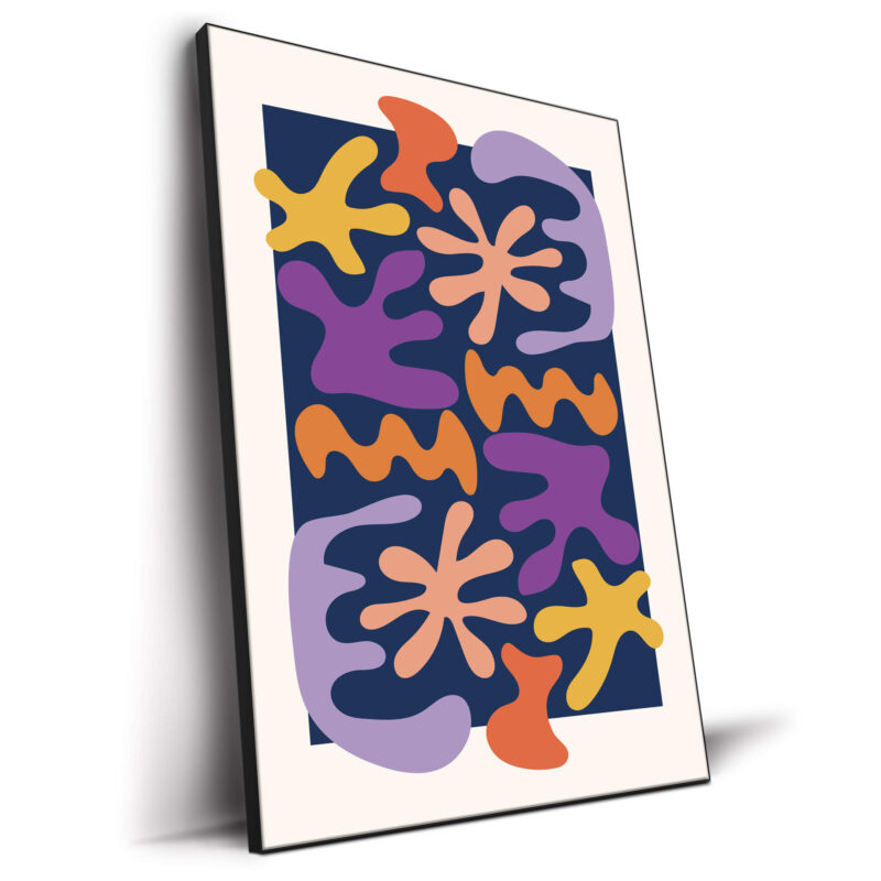 Abstract Fields Colorful Wall Decor by RS Lab Studio