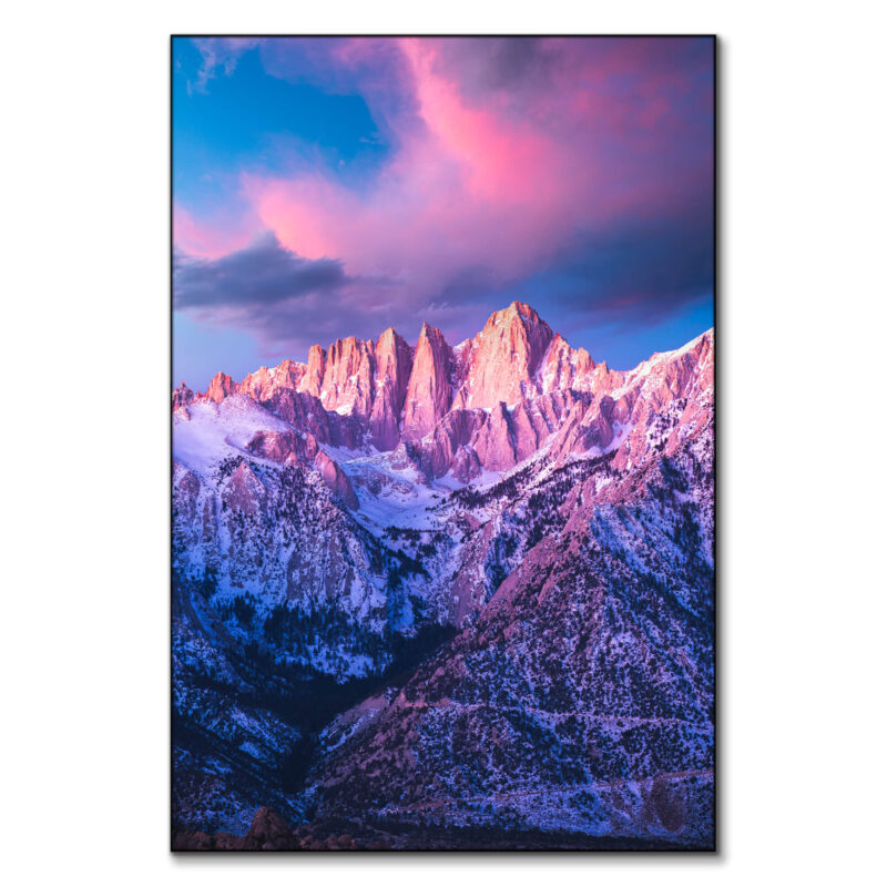 The Peaks Vibrant Wall Art by Zach Doehler