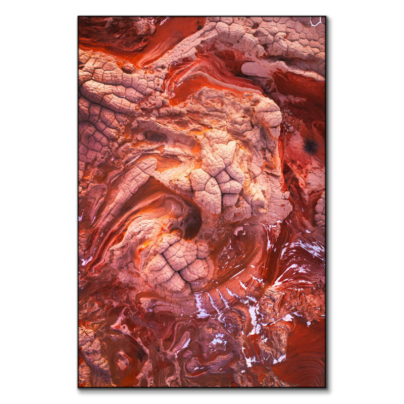 Aerial Abstracts VII Warm Wall Art by Zach Doehler