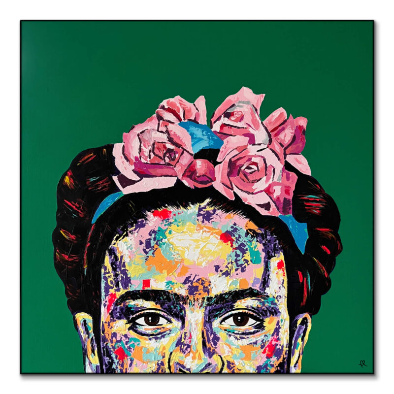 Frida Green Wall Art by IR Artwork