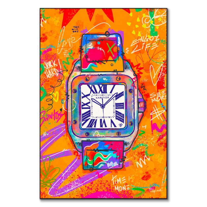 Color Santos Vibrant Wall Art by Nuwarhol