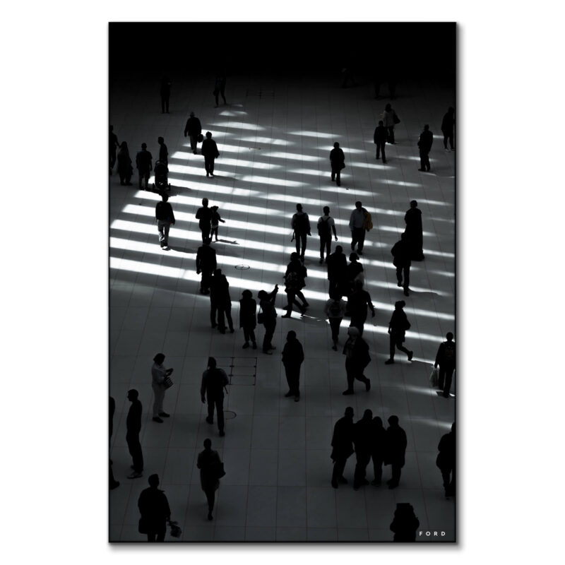 Oculus Shadows Black and White Wall Art by Nick Ford