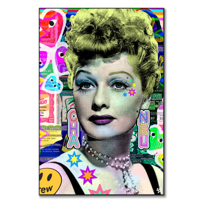 Lucy Vibrant Wall Art by Jessica Stempel