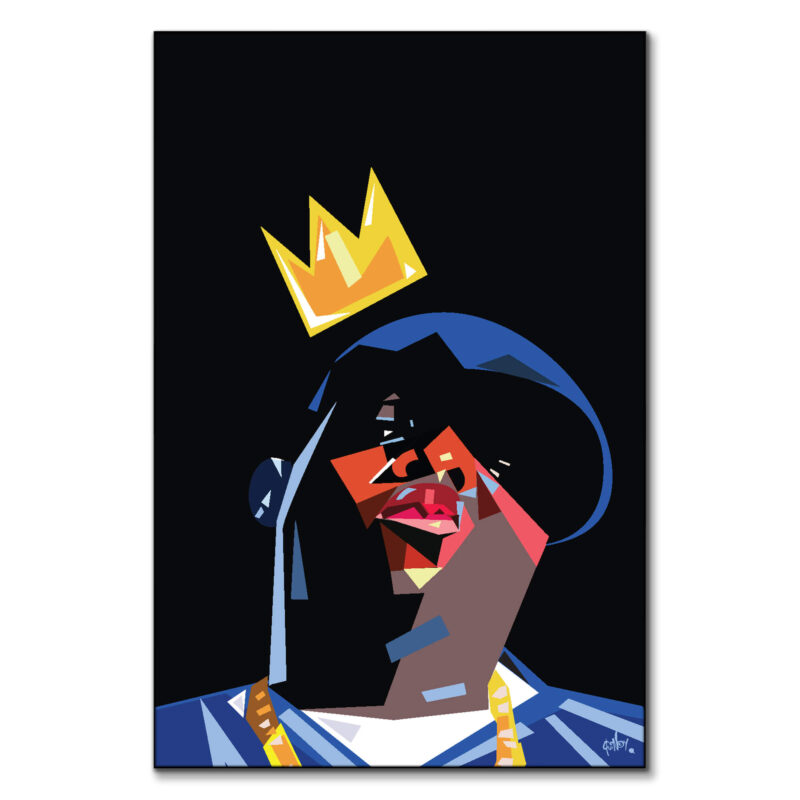 Biggie Dark Wall Art by Quincy Ray