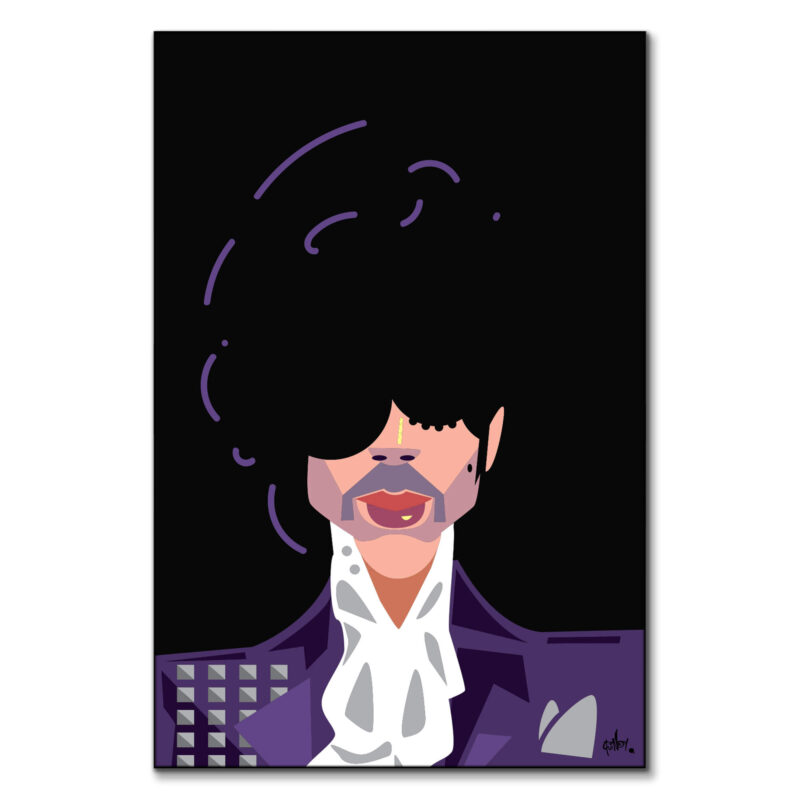 Pop Prince Dark Wall Art by Quincy Ray