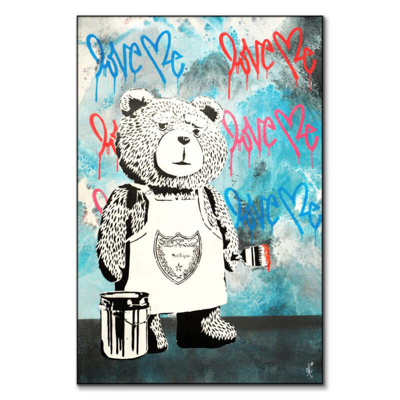 Ted Vibrant Wall Art by Lukas Avalon