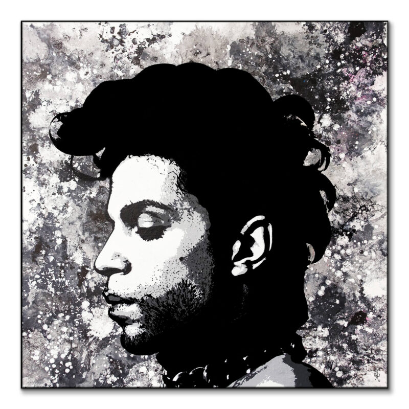 Prince Black and White Wall Art by Lukas Avalon