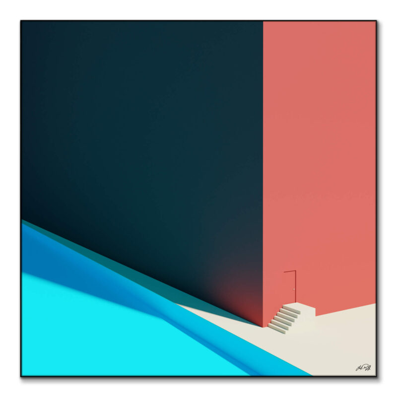 Life LLC Red Wall Art by Lucas Rackliffe