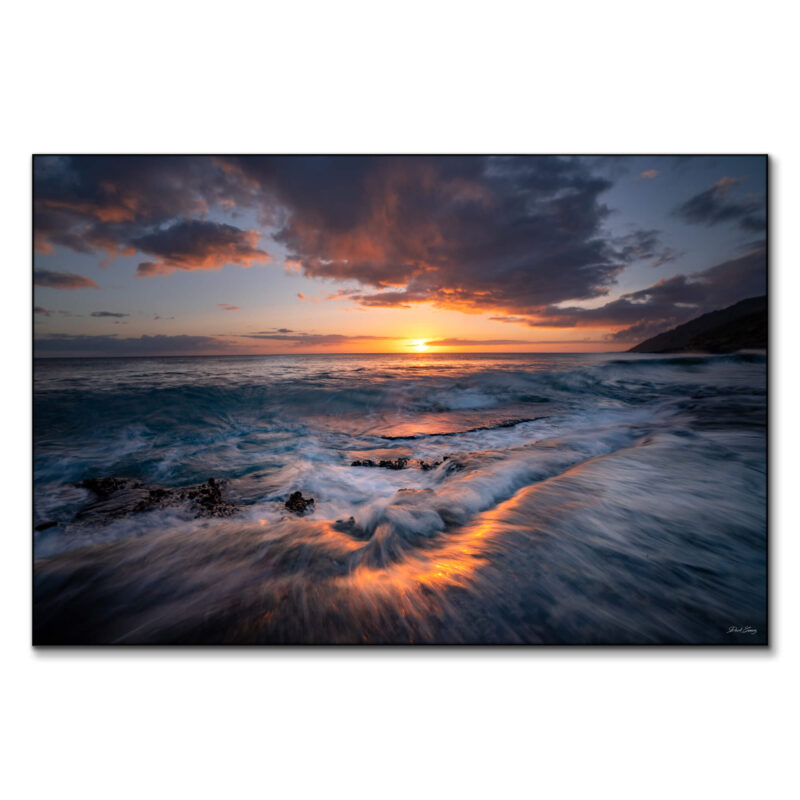 Sunset Flow Warm Wall Art by Derek Gomez