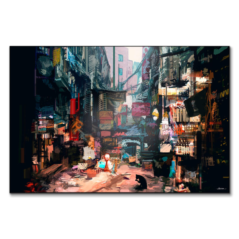 Walls to Tear Down Brown Wall Art by Daniel Ignacio