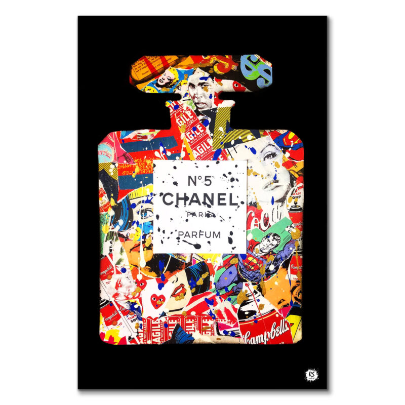 Chanel Vibrant Wall Art by RS Artist