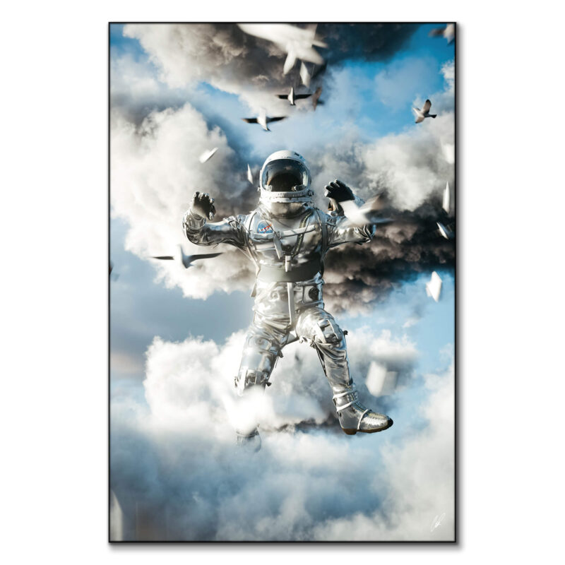 Head in the Clouds Cool Wall Art by CaptvArt