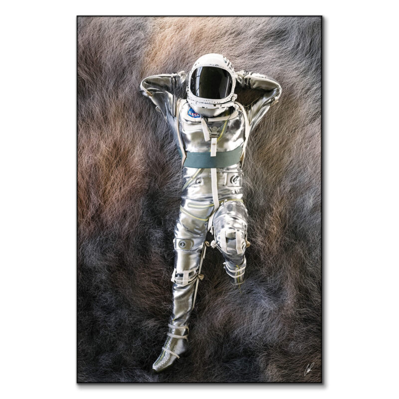Astro Fur Rug Warm Wall Art by CaptvArt