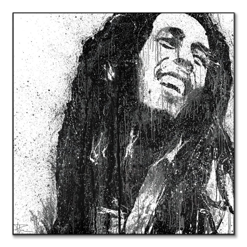 Bobby Black and White Wall Art by P Muir Art