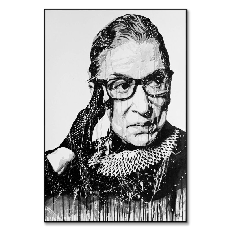 RBG Black and White Wall Art by P Muir Art