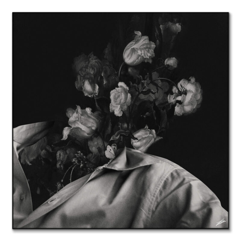 In Bloom Black and White Wall Art by Fran Rodríguez