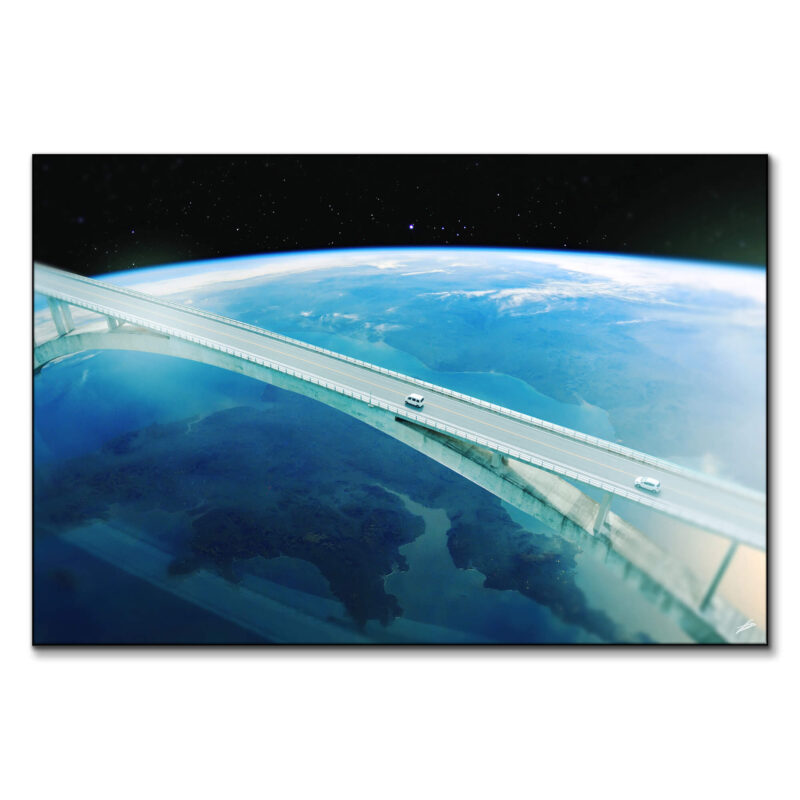 Cosmic Bridge Cool Wall Art by Fran Rodríguez