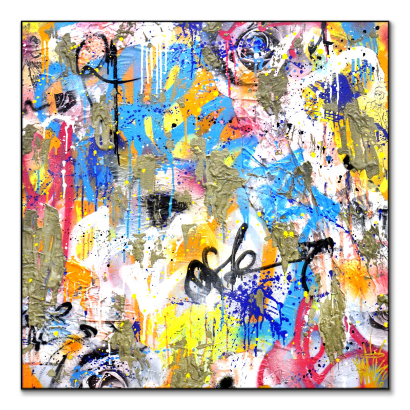 Graffiti Mix Vibrant Wall Art by Seek One