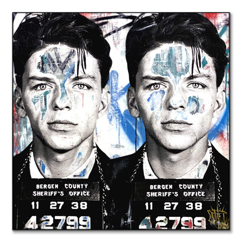 Sinatra Mug Shot Cool Wall Art by Seek One