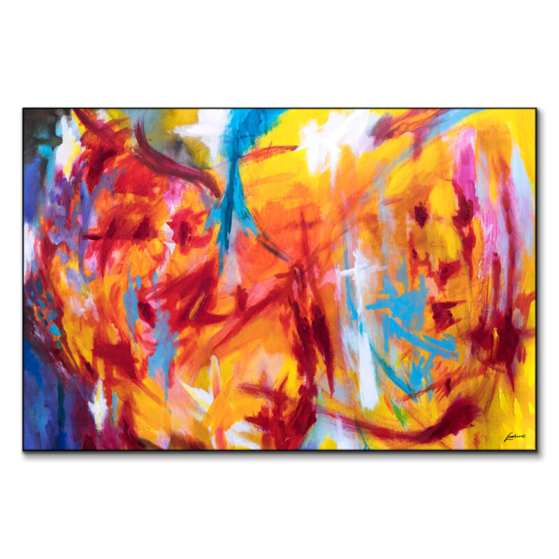 Excitement Warm Wall Art by Bob Lombardi