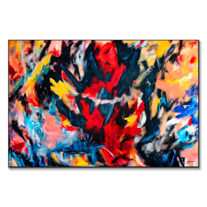 Mystery Guest Vibrant Wall Art by Bob Lombardi