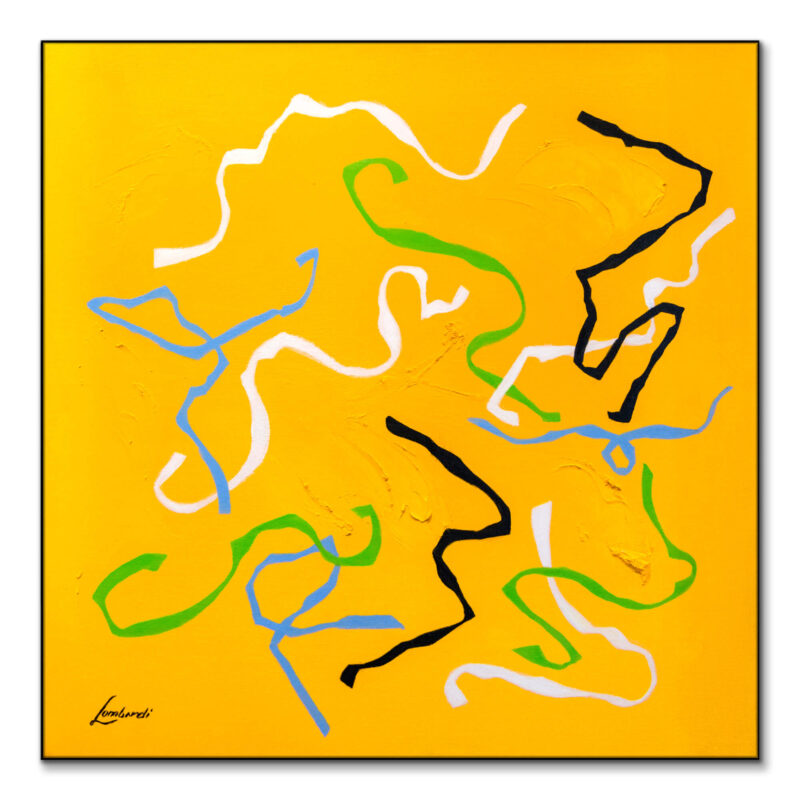 Twist #7 Warm Wall Art by Bob Lombardi