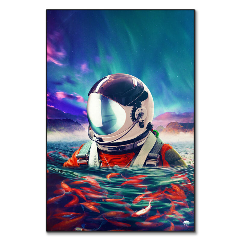 Surrounded Vibrant Wall Art by Seamless