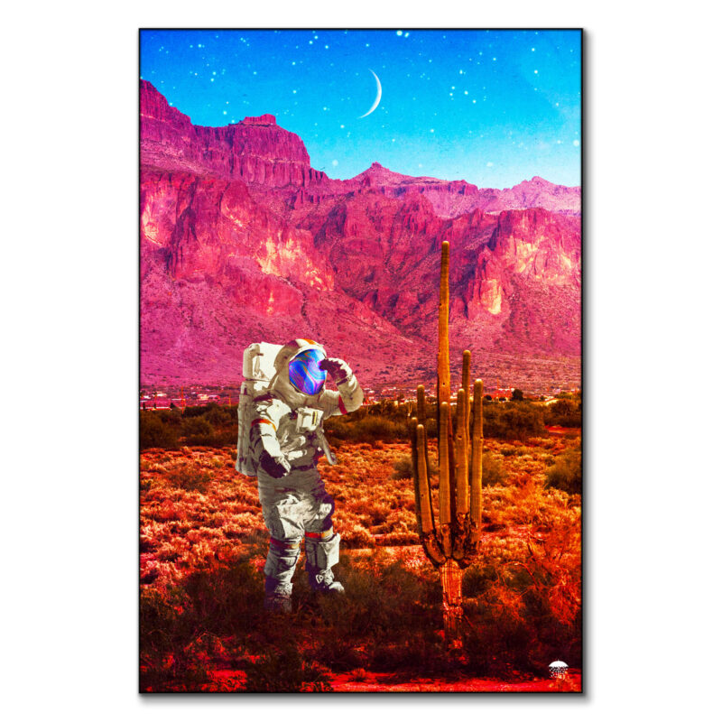 Space Desert Warm Wall Art by Seamless