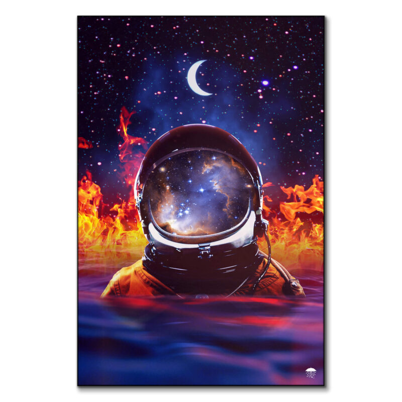 Burning Wall Art by Seamless