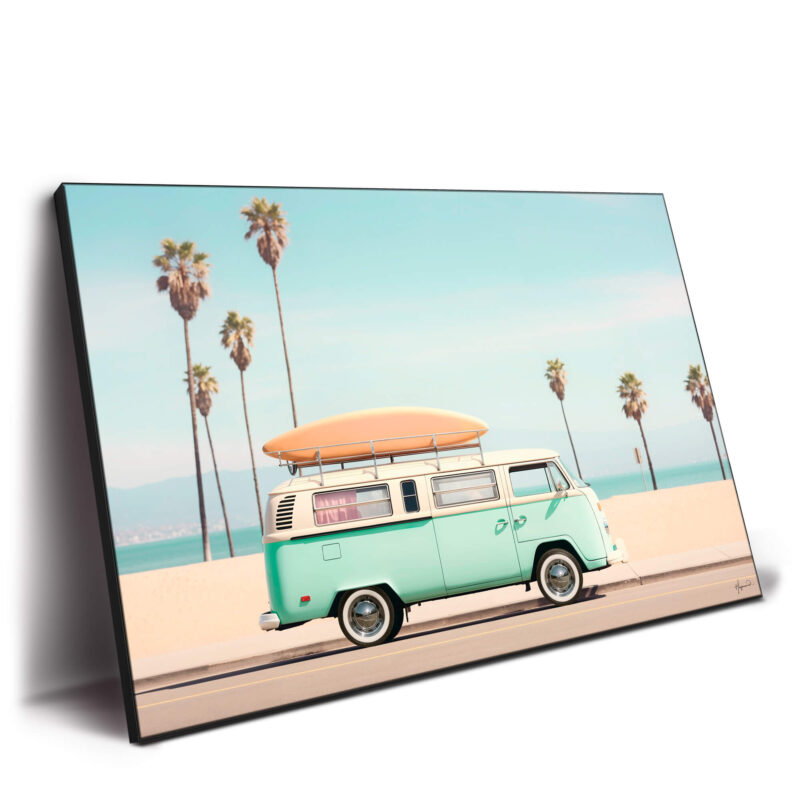 Pacific VW Van Pastel Wall Decor by Philippe HUGONNARD