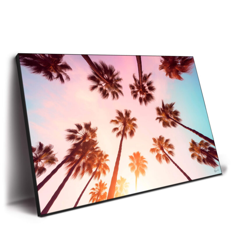 Beverly Hills Sunset Palms Pastel Wall Decor by Philippe HUGONNARD