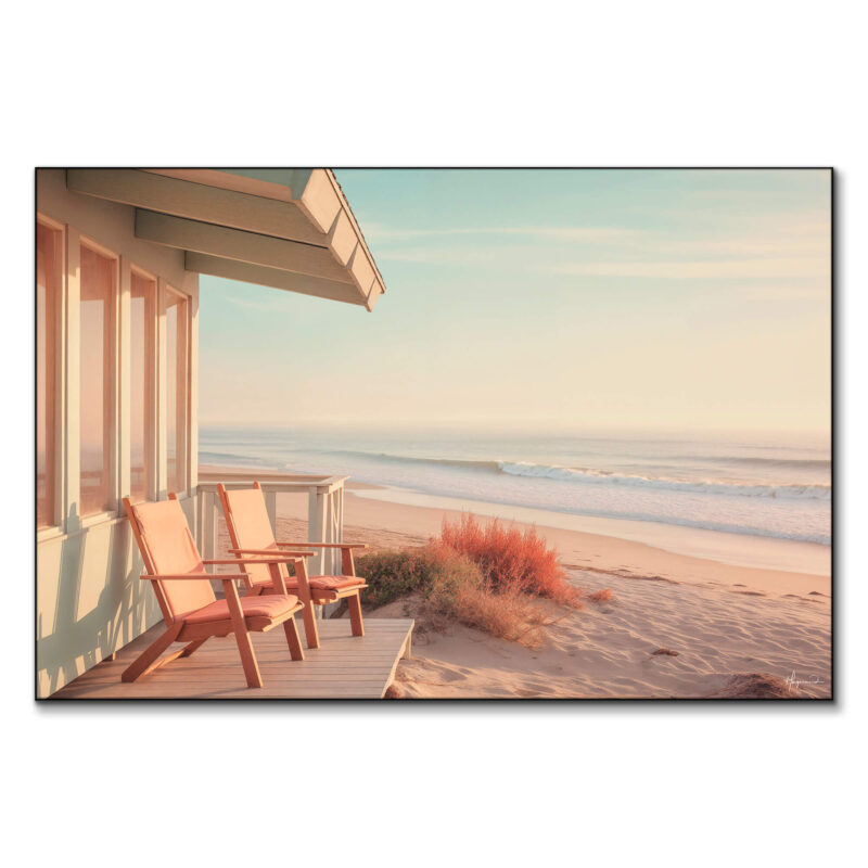 Sandy Coastal Dreams Pastel Wall Art by Philippe HUGONNARD