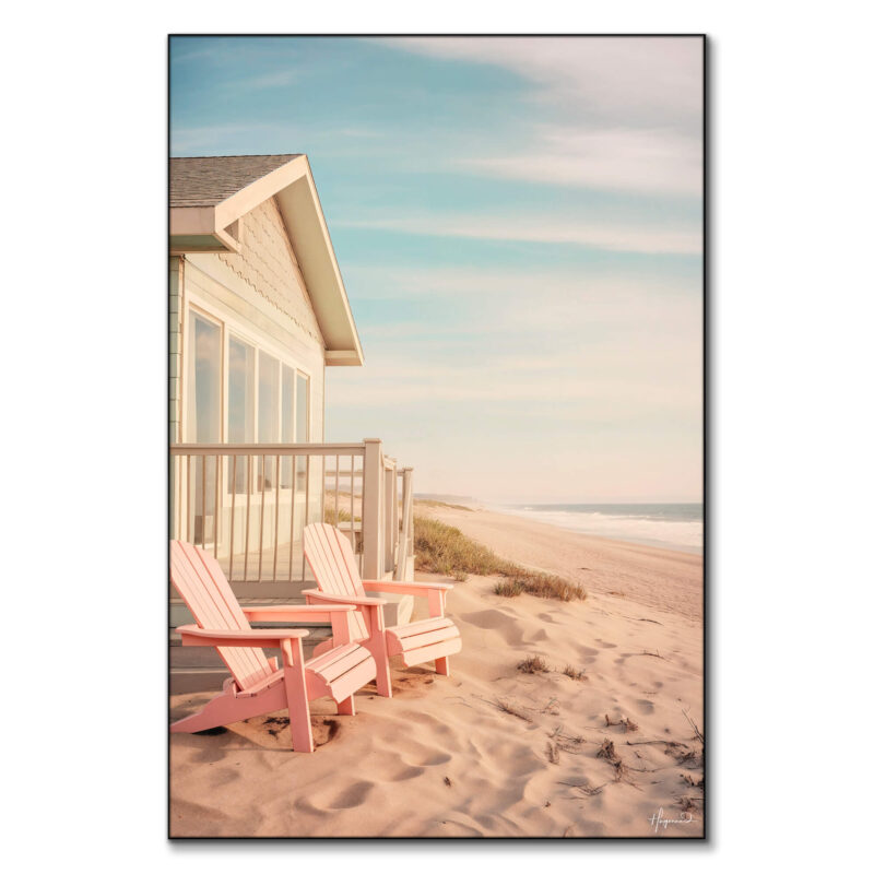 Along the Beach Pastel Wall Art by Philippe HUGONNARD