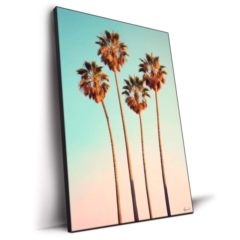 Dreamy Hollywood Palm Trees Pastel Wall Decor by Philippe HUGONNARD