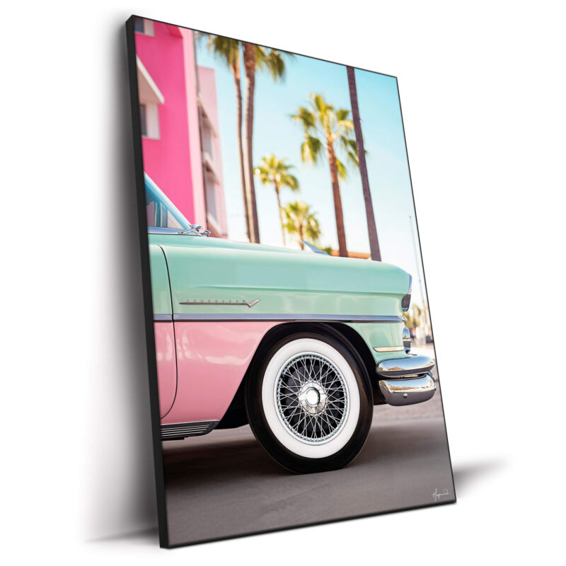 L.A. Retro Car Pastel Wall Decor by Philippe HUGONNARD
