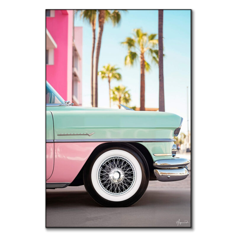L.A. Retro Car Pastel Wall Art by Philippe HUGONNARD