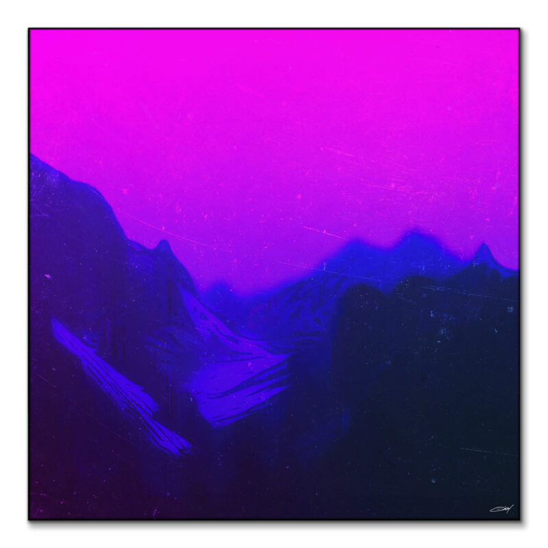 Enjoy the Silence Purple Wall Art by Jamison Gish