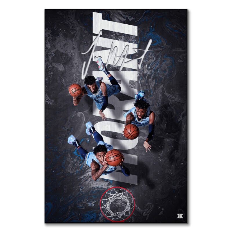 Ja Morant Warm Wall Art by Jay X Clay