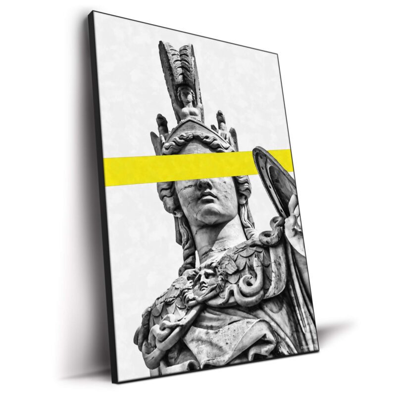 Athena's Hidden Eyes Black and White Wall Decor by Underdott