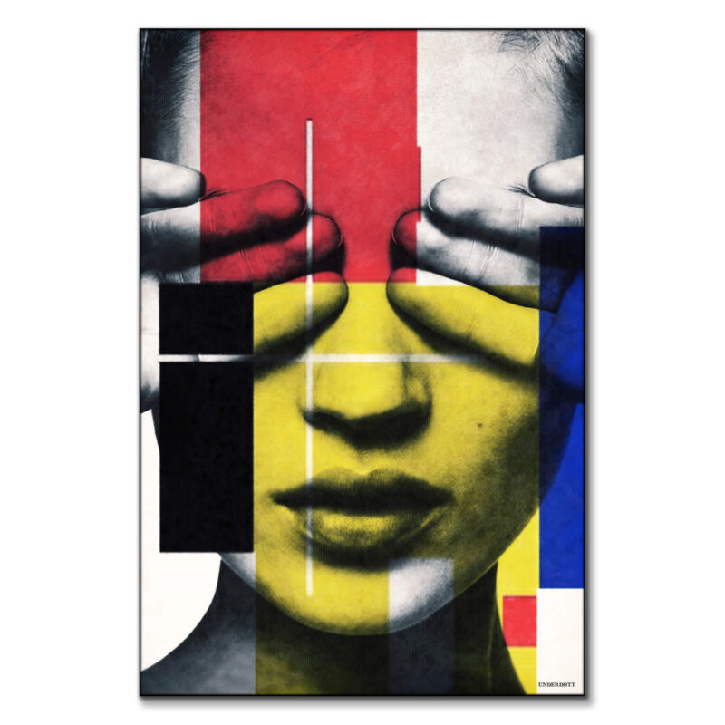 Colorful Silence Colorful Wall Art by Underdott