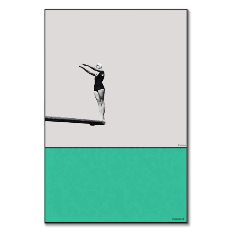 Leap of Elegance Cool Wall Art by Underdott