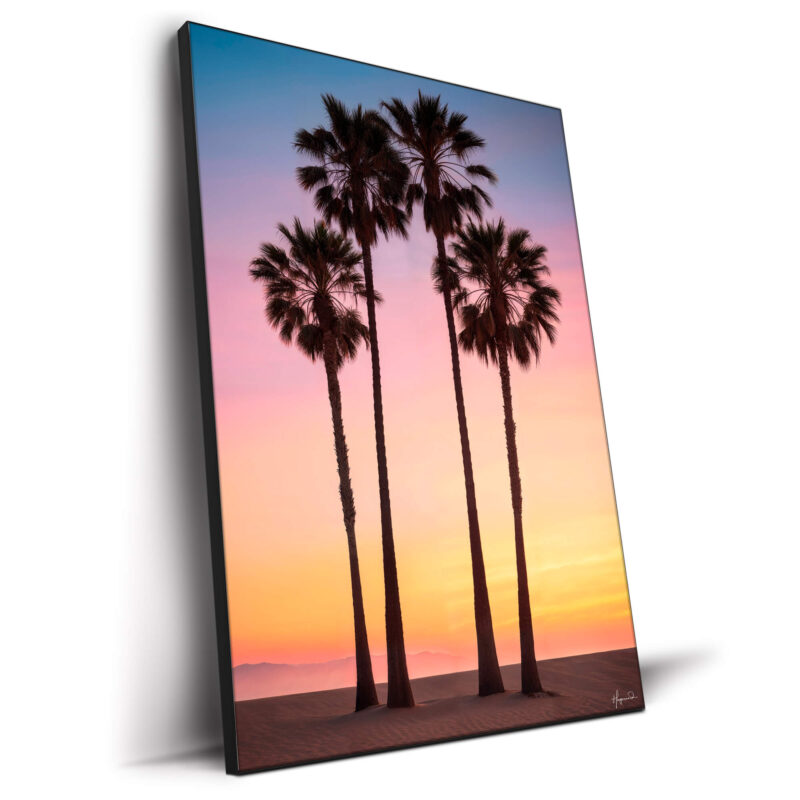 Beach Sunset Palms Pastel Wall Decor by Philippe HUGONNARD
