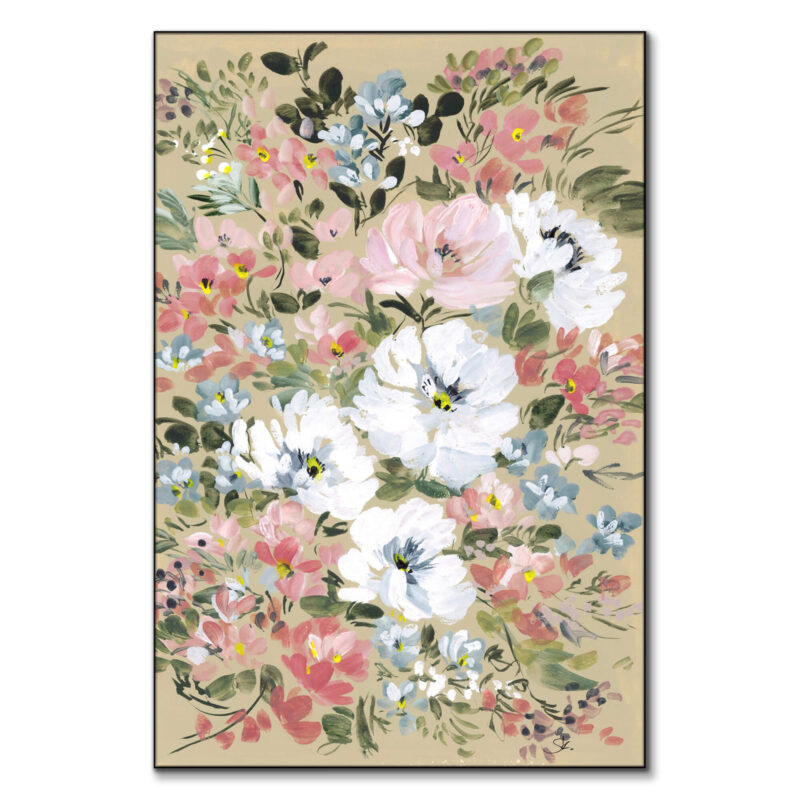 Vibrant Flowers Colorful Wall Art by Shelby Kregel