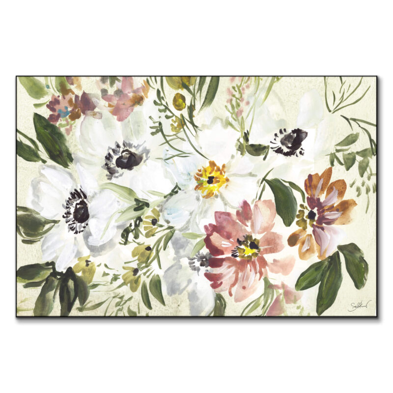 Joyful Flowers Pastel Wall Art by Shelby Kregel