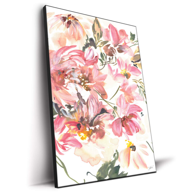 Watercolor Florals Colorful Wall Decor by Shelby Kregel