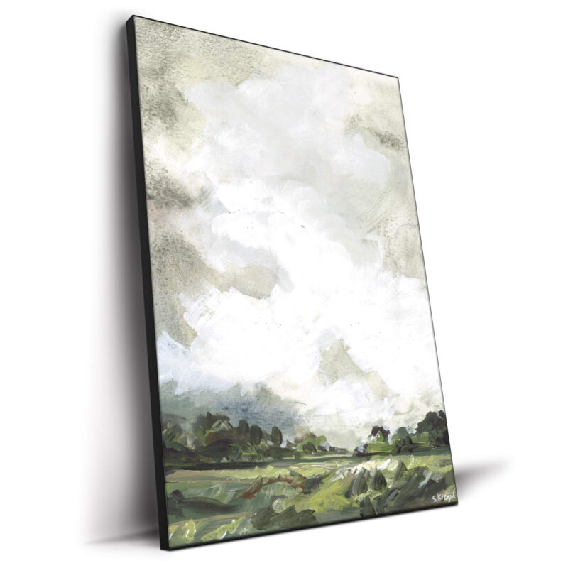 Cloudy Landscape Pastel Wall Decor by Shelby Kregel