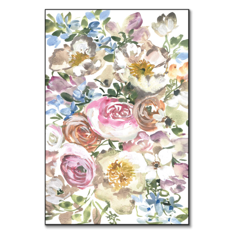 Spring Florals Colorful Wall Art by Shelby Kregel