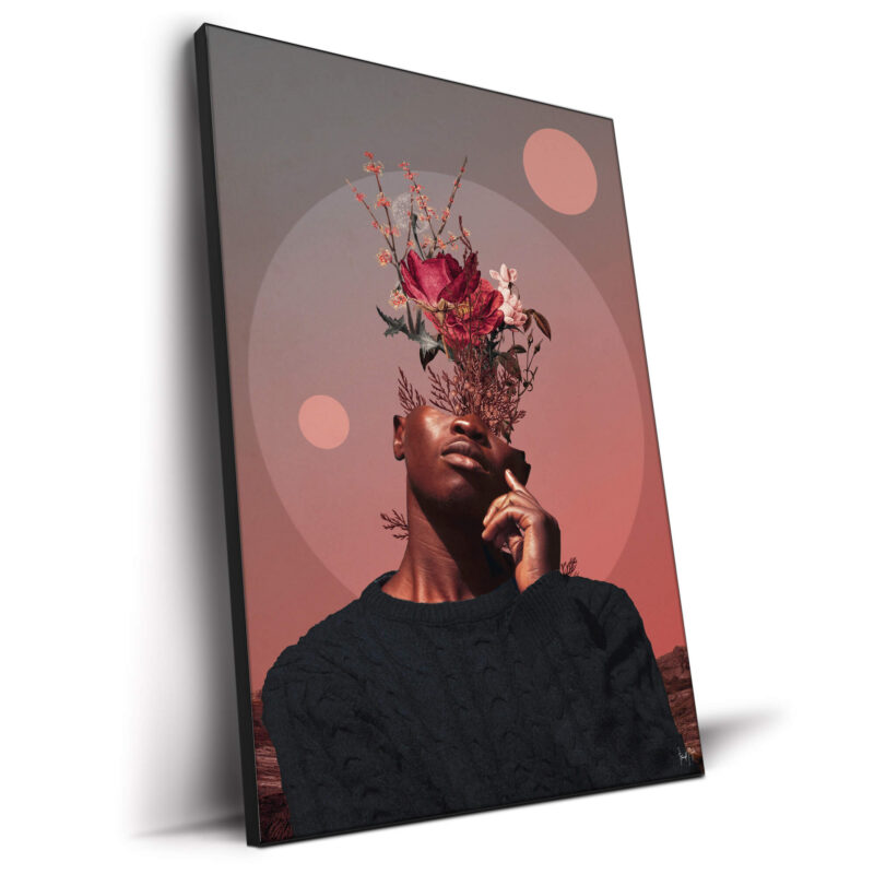 Pale Memories of Dusk Dark Wall Decor by Frank Moth