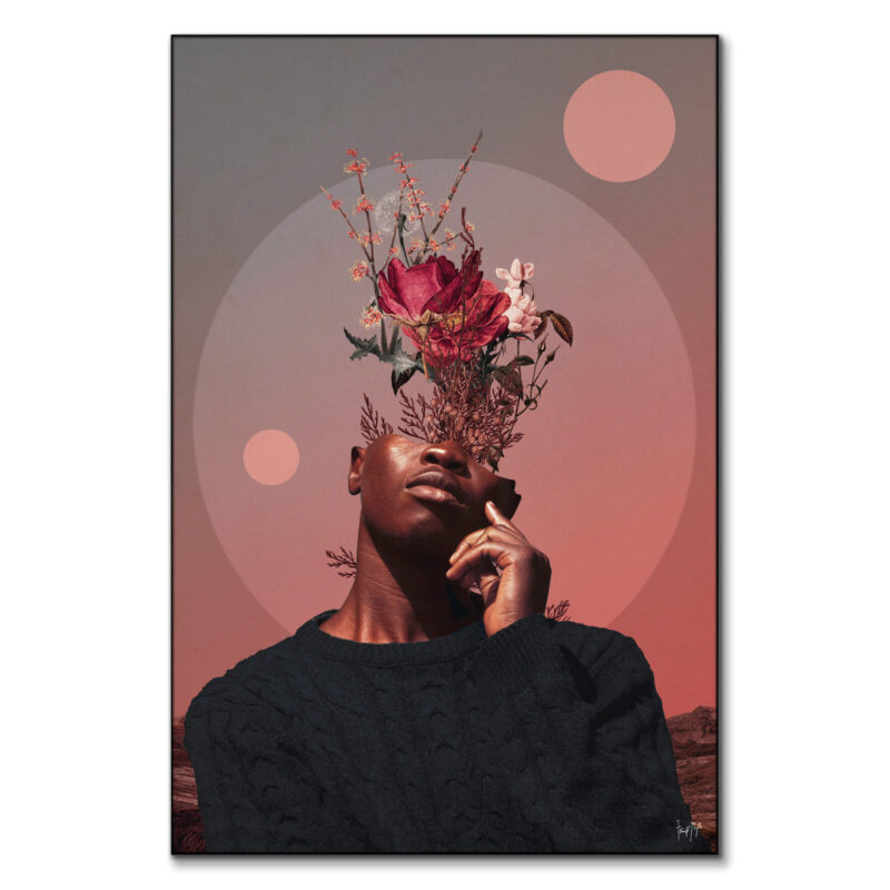 Pale Memories of Dusk Dark Wall Art by Frank Moth